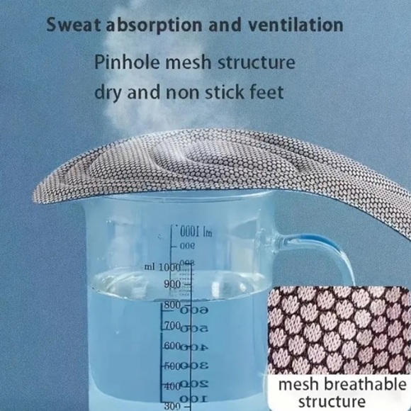 NWT Deodorant Comfort Memory Foam Insoles Orthotic Inserts Arch Support 11-12 L - Picture 5 of 7